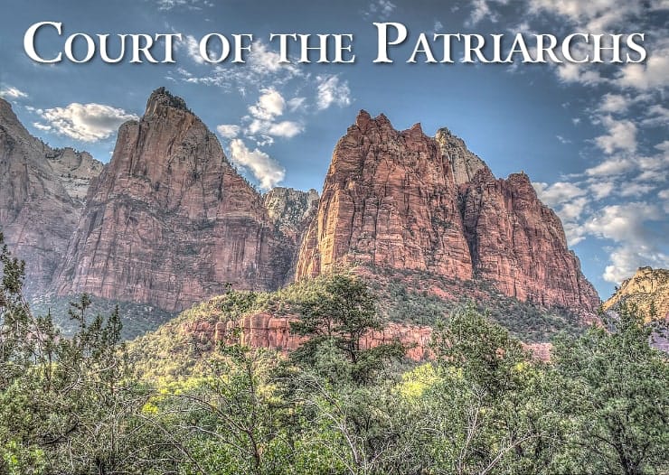 Court of the Patriarchs in Zion National Park