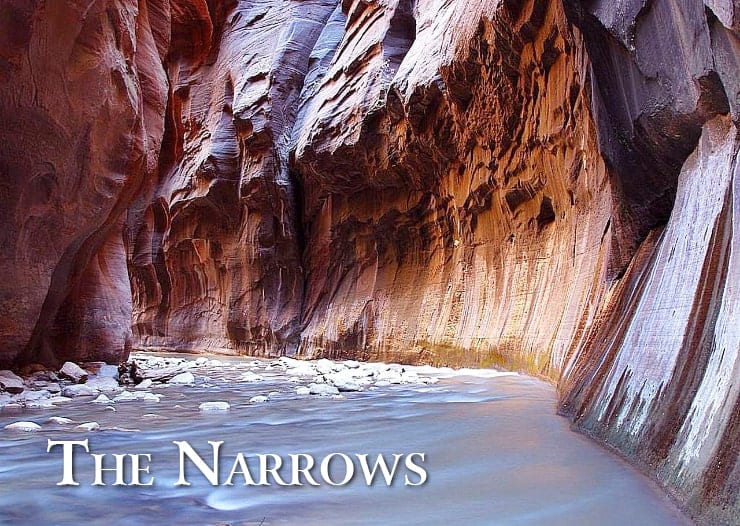 The narrows in Zion National Park