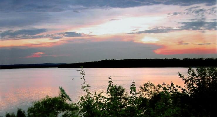 Jordan Lake - White Oak Sunset