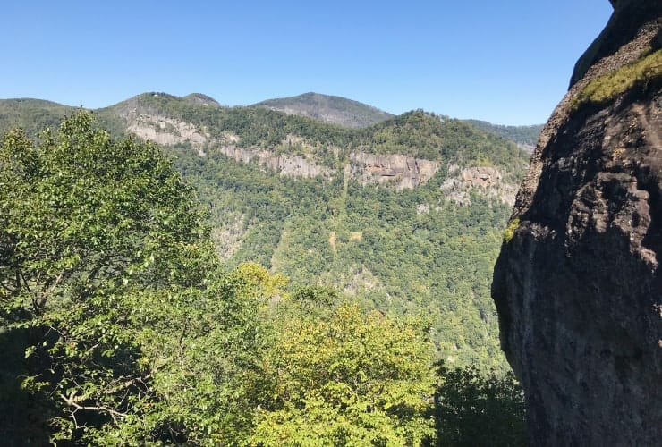 Chimney Rock Park - Outcroppings Trail View