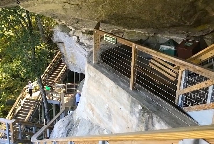 Chimney Rock Park - Grotto Rock