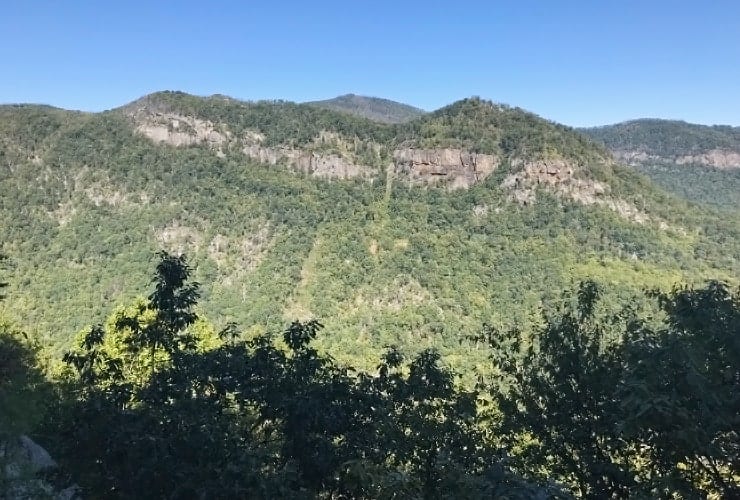 Chimney Rock Park - Grotto Rock View