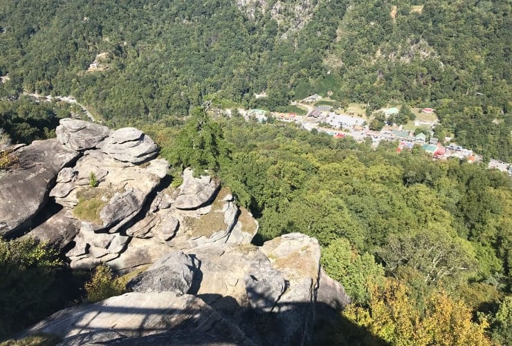 Chimney Rock Park - Pulpit Rock View of the Village