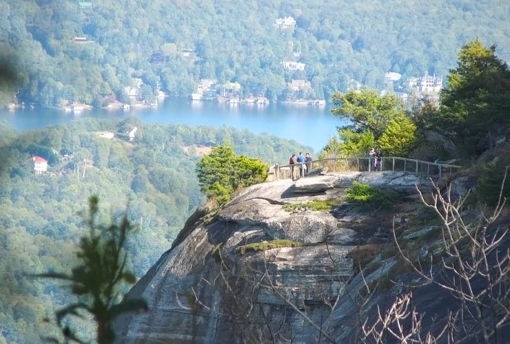 Chimney Rock Park - Peregrine’s Point View of Exclamation Point