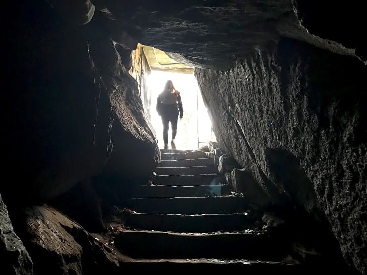 Chimney Rock Park - Gneiss Cave Ascent