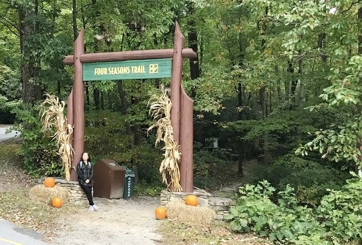 Chimney Rock Park - Four Seasons Trail Entrance