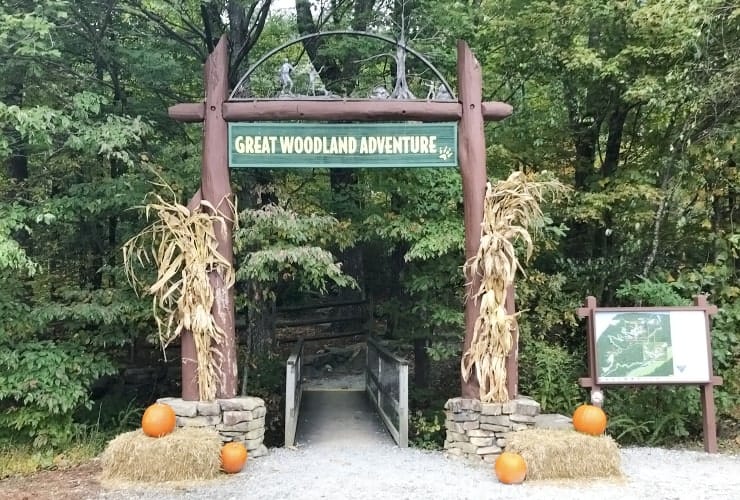 Chimney Rock Park - Great Woodland Adventure Entrance