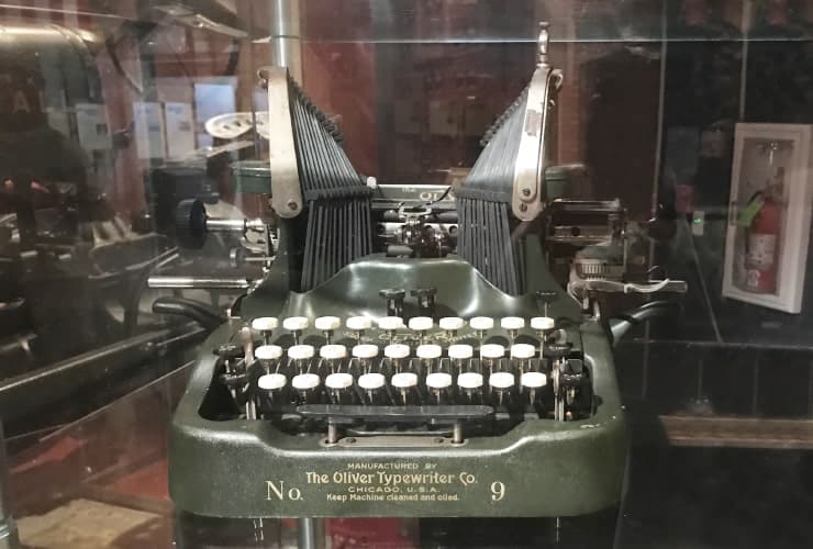 NC Museum of History Typewriter