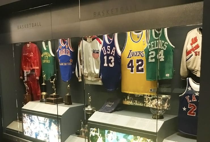 NC Museum of History Sports Hall of Fame Basketball Jerseys