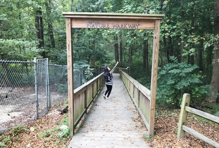 Sylvan Heights Bird Park - North Carolina - Nature Walkway Entrance