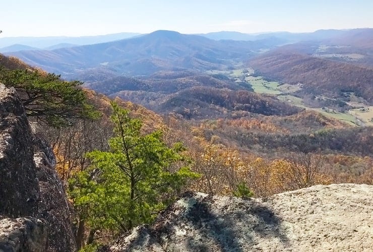 Tinker Cliffs - View of Catawba Valley