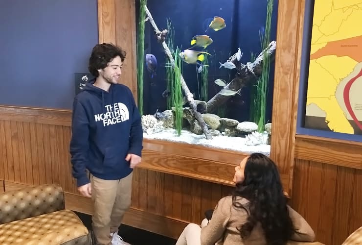 Jennette’s Pier Aquarium Upstairs Tank