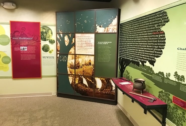 Fort Raleigh Museum Exhibit