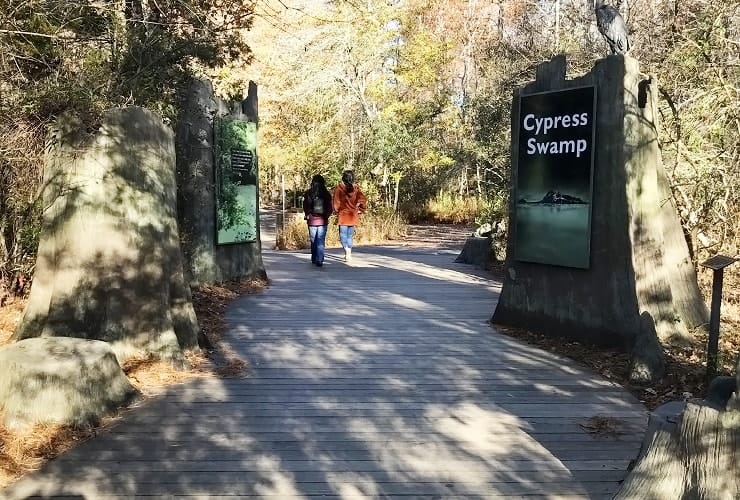 North Carolina Zoo - Cypress Swamp Entrance