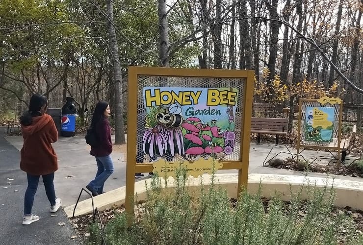 North Carolina Zoo - Honey Bee Garden Entrance