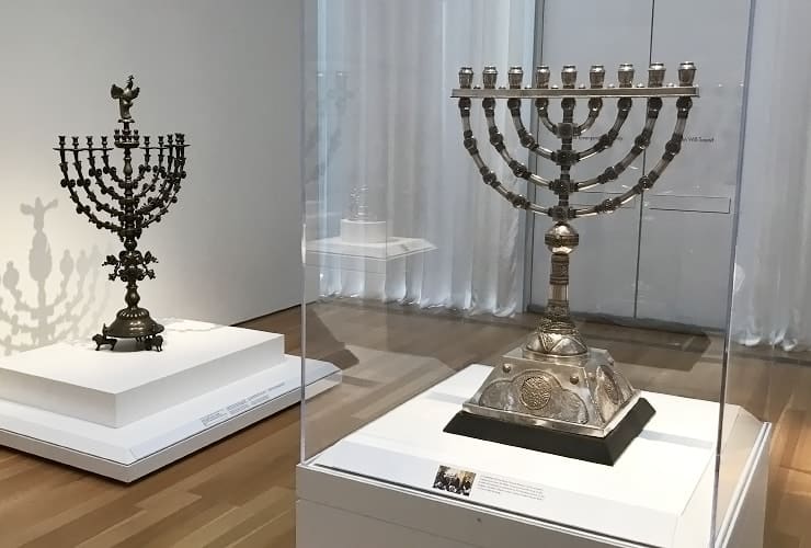 NCMA_Judaic Gallery - Standing Hanukkah Lamp for a Synagogue