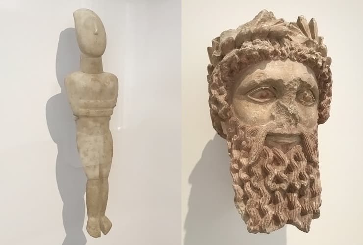 NCMA_Classical Gallery - Female Figurine + Head of a God or Priest