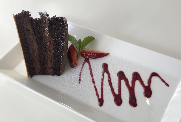 NCMA_Iris Restaurant - Vertical Chocolate Mousse Cake