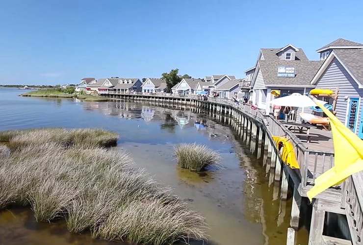 Upper Outer Banks Waterfront Shopping Duck