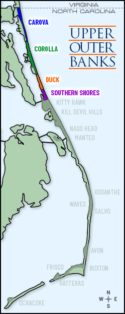 Upper Outer Banks Map