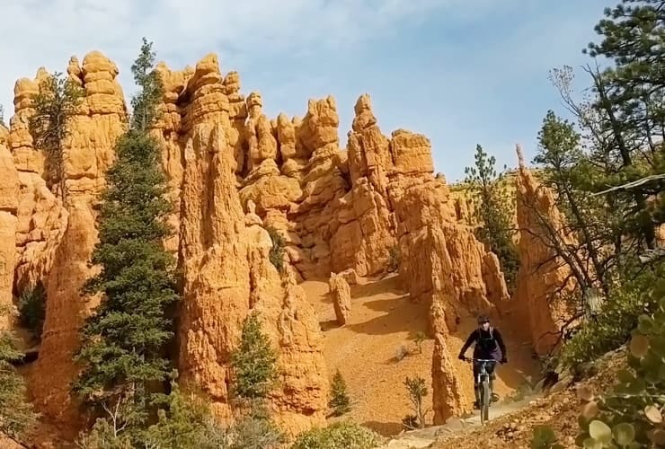 Mountain Biking around Bryce Canyon