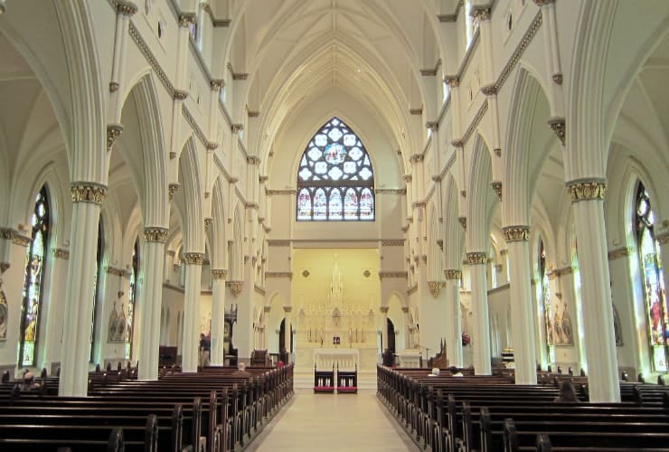Charleston South Carolina - Cathedral of St. John the Baptist Interior