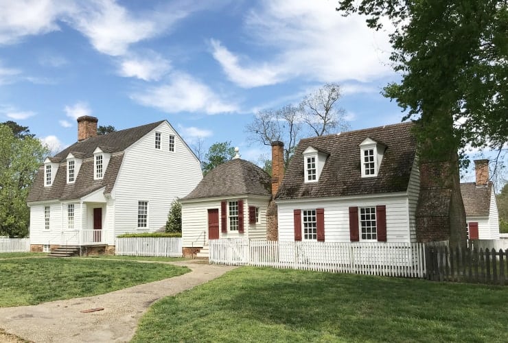 Colonial Williamsburg Nicholson Street Home