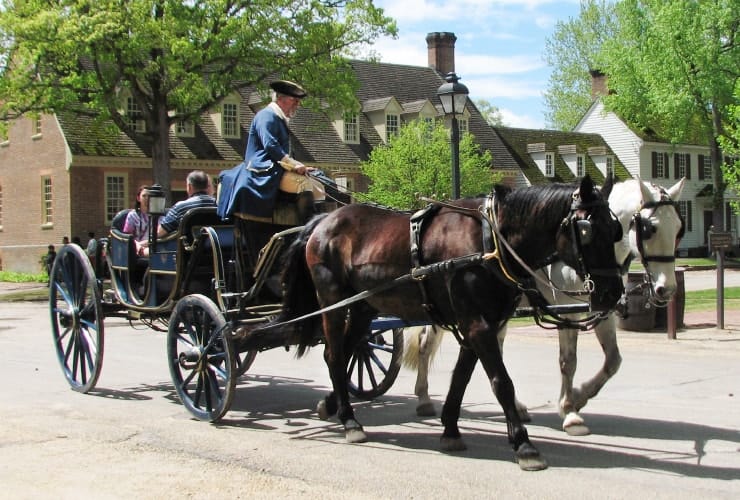 Horse & Carriage in Colonial Williamsburg