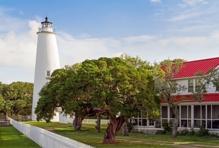 Ocracoke Island Lighthouse Lower Outer Banks