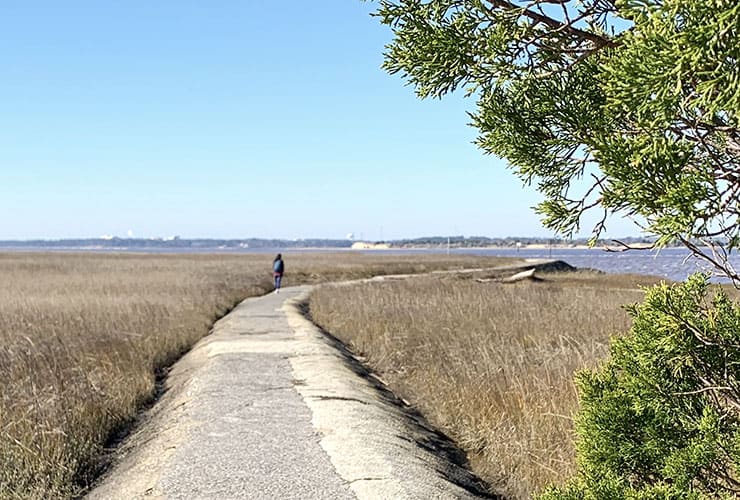 Path on The Rocks at Fort Fisher