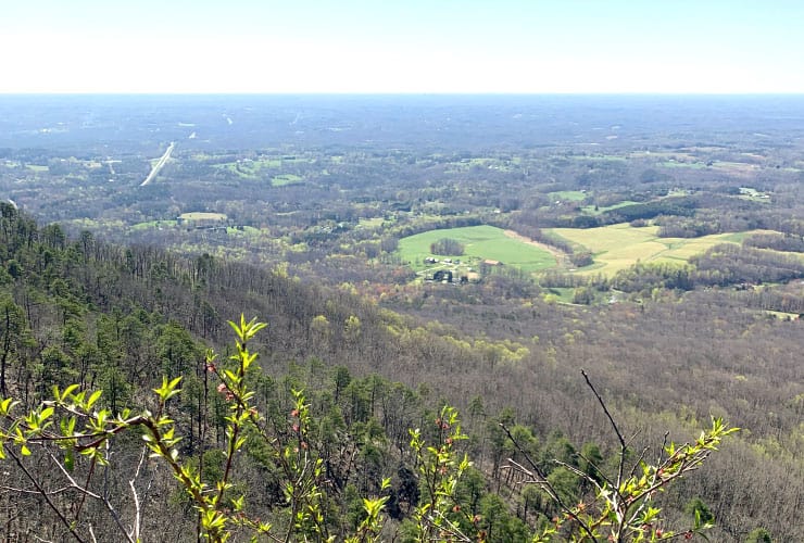 Yadkin Valley view from Unnamed Overview