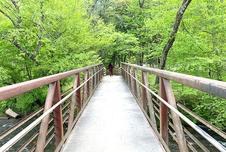 Bryson City Island Park Bridge