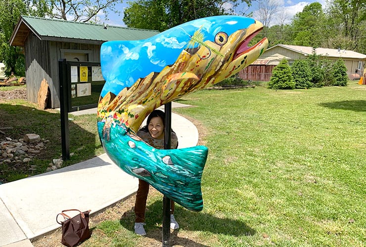 Appalachian Rivers Aquarium Sculpture