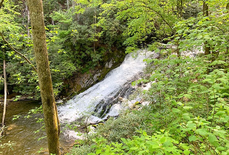 View of Indian Creek Falls From the Walking Path
