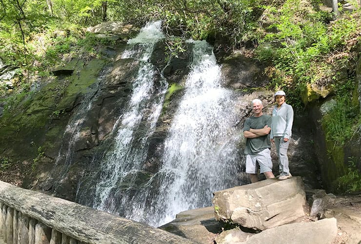 Picture Spot at the Juney Whank Falls
