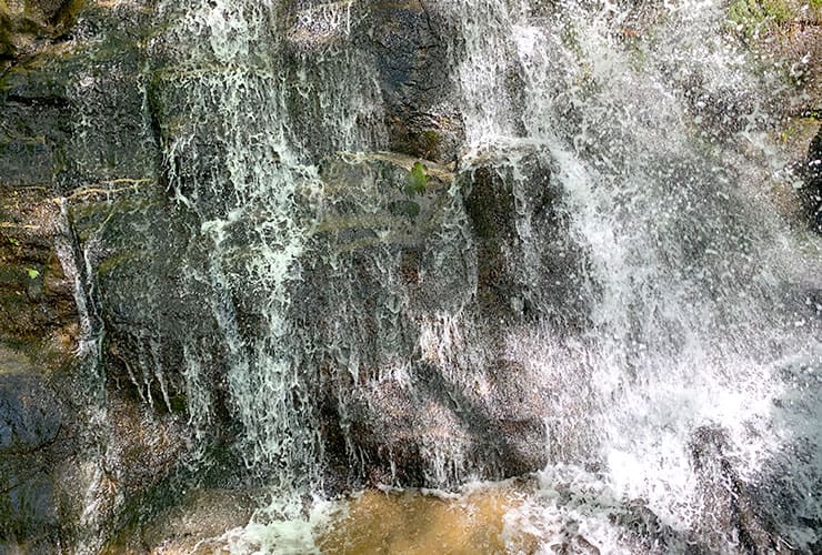 Detailed View of the Juney Whank Falls