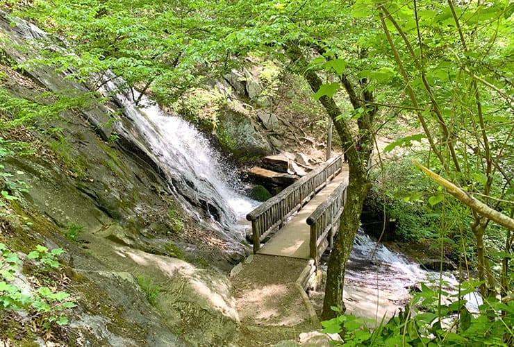 View of Juney Whank Falls as You Exit