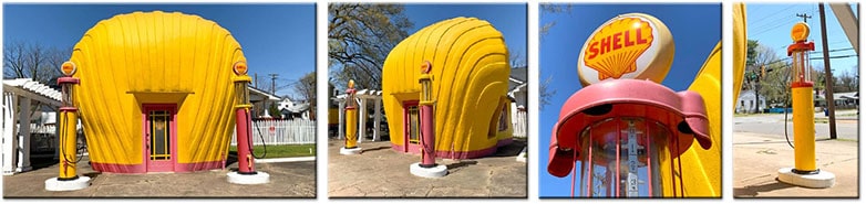 Vintage Shell Station in Winston-Salem, North Carolina