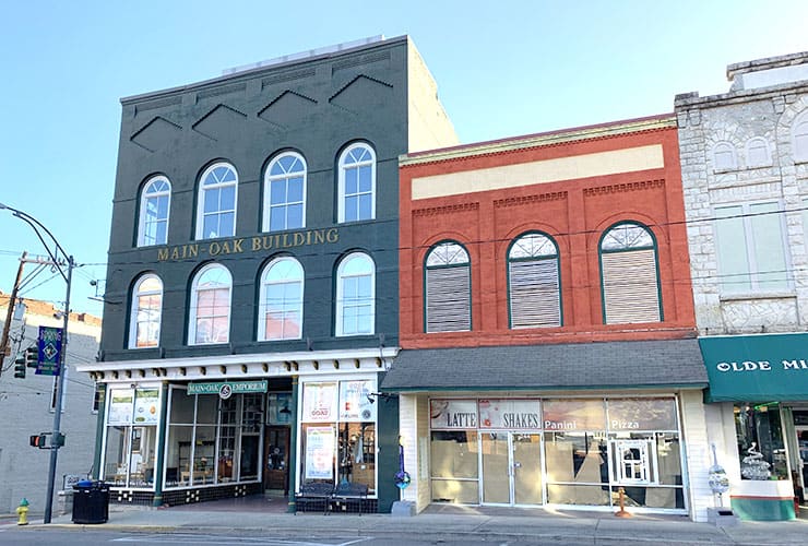 Main-Oak Building in Downtown Mount Airy
