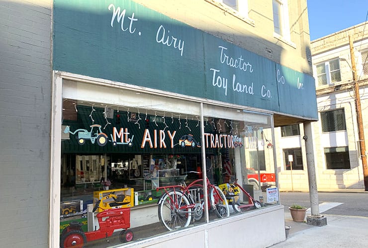 Mt. Airy Tractor and Toyland Co. Downtown Mt Airy, NC
