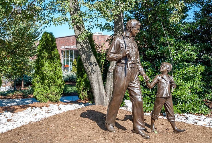 Andy Griffith Museum Bronze Statue