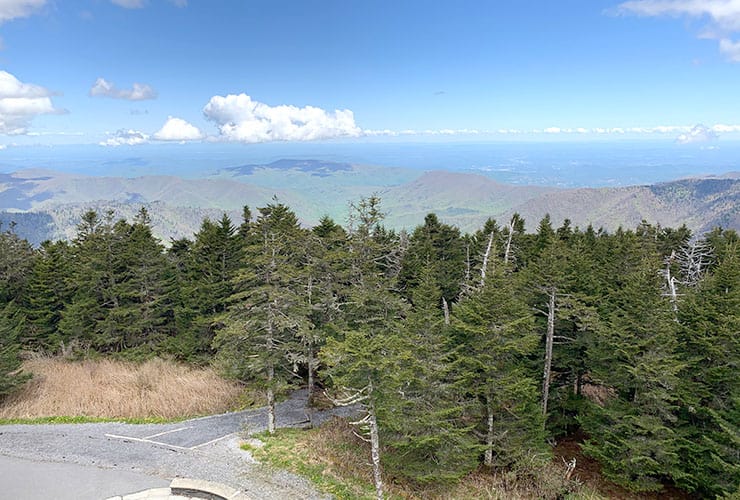 clingmans dome western view