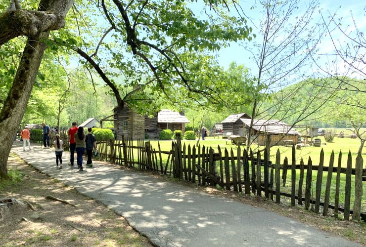 Path Along the Mountain Farm Museum
