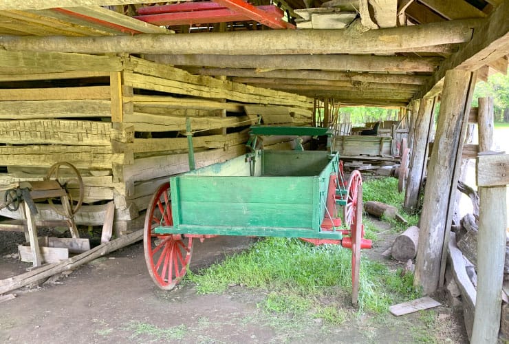 Barn Storage at the Mountain Farm Museum