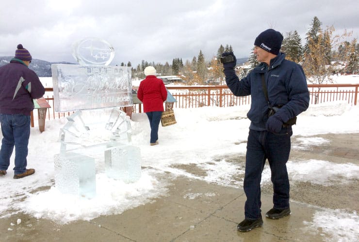 McCall Winter Carnival Ice Sculpture