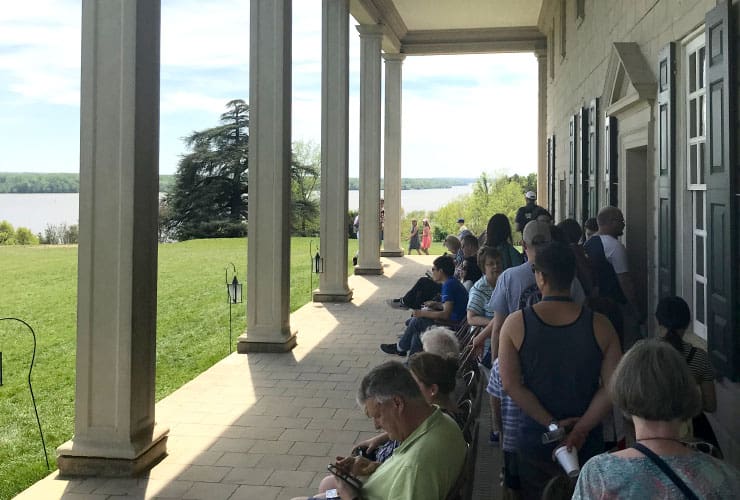 Things to See at Mount Vernon - Back Porch View of the Potomac