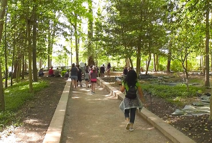 Mount Vernon Slave Memorial Walkway