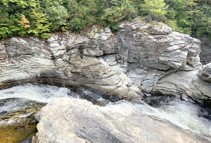 Upper Linville Falls Whitewater Rocks