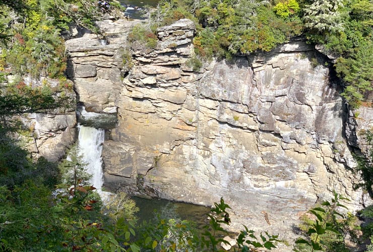 Linville Falls Chimney View Closeup