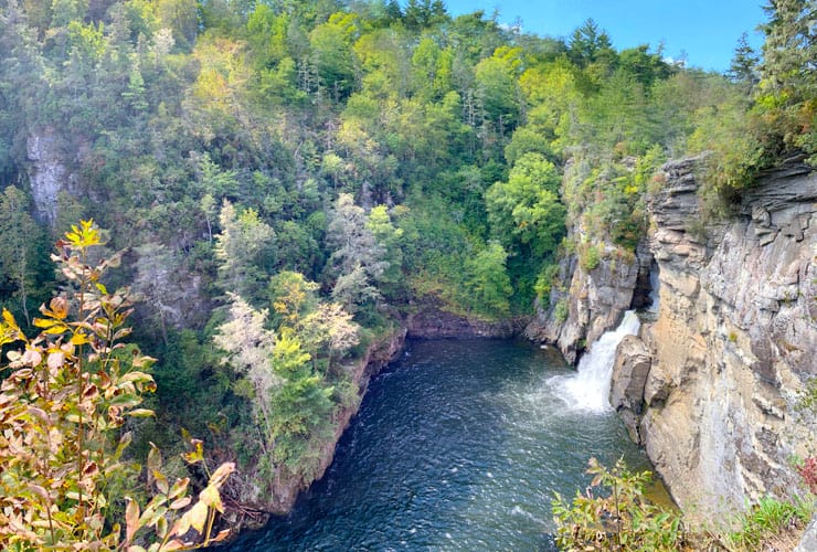 Linville Falls Plunge Basin Overlook Canyon